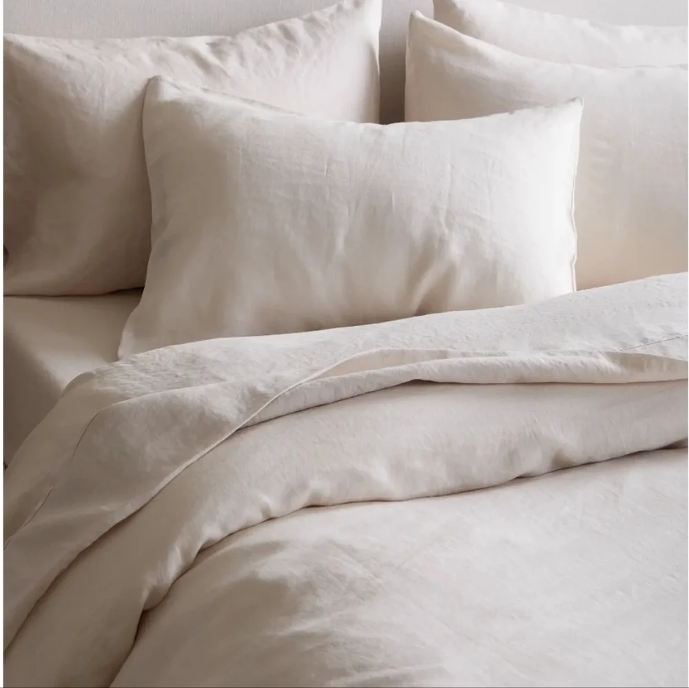 Quince European Linen Duvet Cover Set - King/Cali King